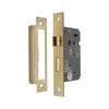 Infinity Decor Fire Rated Satin Brass 3 Lever Mortice Bathroom