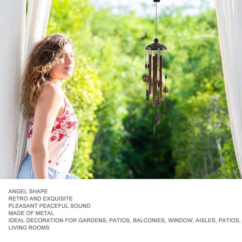 Angel Wind Chimes Retro Exquisite Metal Wind Chimes Decoration Gift
