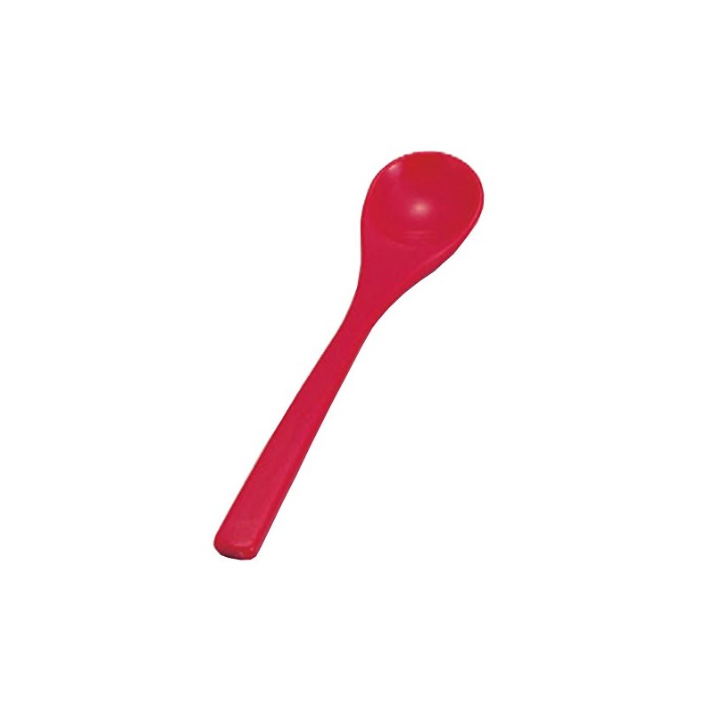 Wakaizumi Lacquerware 1-772-41 Kappo Lacquerware Rice Bowl Steamed Spoon, Red,