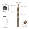 sourcing map Pocket Hole Drill Bit 23/64" Dia 13/64" Tip