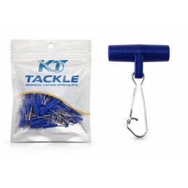 KT Tackle Sea fishing boom. Fishing slider. Running rig. Ledger rig. 25 Pcs. Suitable for cod, pollock, ling, saltwater fishing.