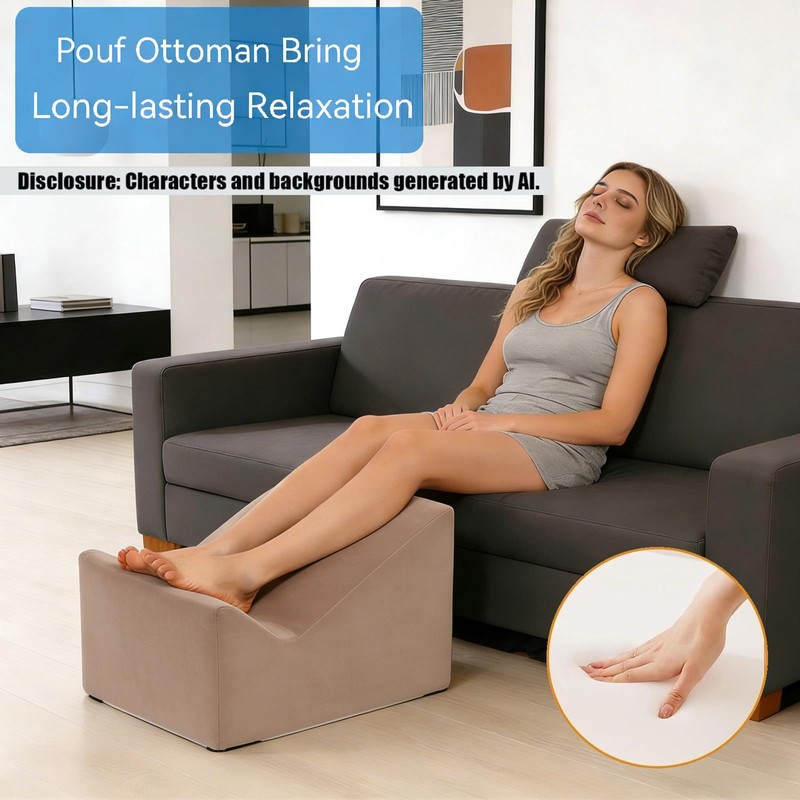 OpyTikar Version that Modern Pouf Ottoman,Relax Stool,Floor Poufs for Couch