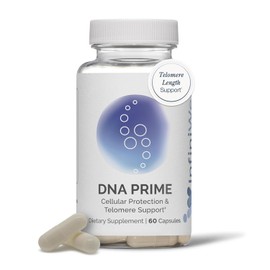 InfiniWell DNA Prime Advanced Telomere Supplements for Mitochondrial Support, Healthy Aging & Cellular Renewal - with ac-11, Activated Bromelain, Cat's Claw, Buckwheat Peptides & More (60 Capsules)