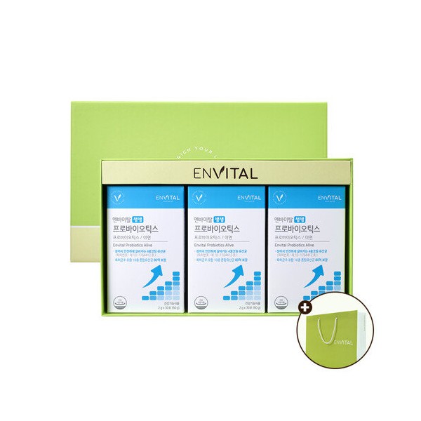 Envital [AKmall] Envital live probiotics 2g / 엔바이탈 [AKmall] 엔바이탈 생생 프로바이오틱스 2g X 30포 * 3박스, 단일상품