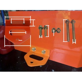 Heavy Duty 1/4" Thick Bolt on Tow Hitch fits Bad Boy 093-1000-00 MZ, MZ Magnum, ZT, CZT,Part Number,093-1000-00 093-1000-98