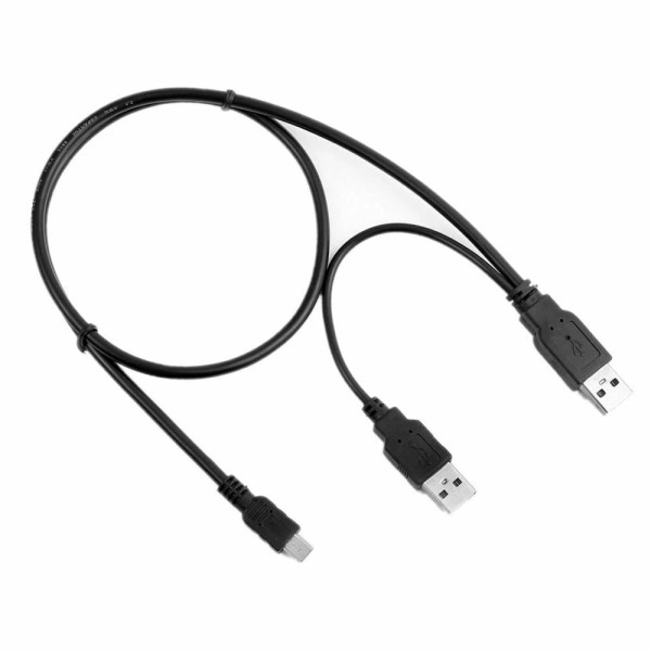 Fite ON 2ft USB Y PC Charger Data SYNC Cable