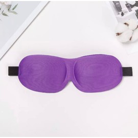 ProudCo - Antifaz para dormir con diseño 3D - Para mujeres y hombres - Súper suave - Bloqueo de luz 100% - Forma en 3D - (Morado)