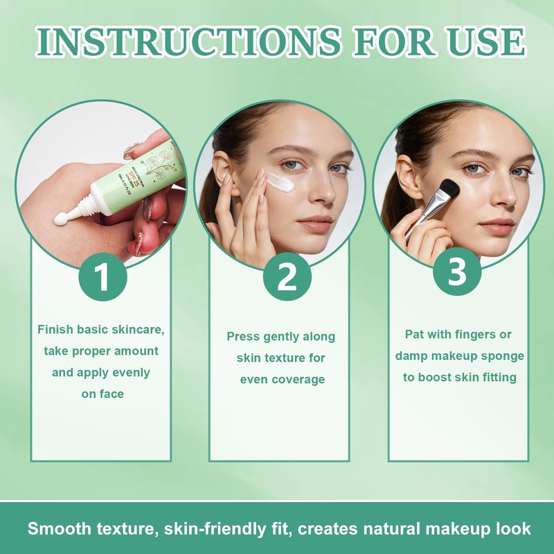 CC Red Correct Creme mit Centella,Deckender Teint,Dull Correct Creme