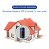 Wireless Doorbell Self-Powered Doorbell Button Kit 4-Speed Adjustable Volume with
