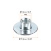 sourcing map M6 T-nuts, 24pcs Carbon Steel Tee Nut Round