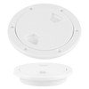 UPALDHOU 2 Pcs Boat Round Inspection Hatch, 4in ABS Deck