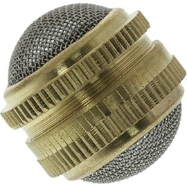 SE 1" Brass Frame Jewelry Cleaning Basket with Stainless Steel Mesh - Ideal for Small Parts and Stones -JT-DC23