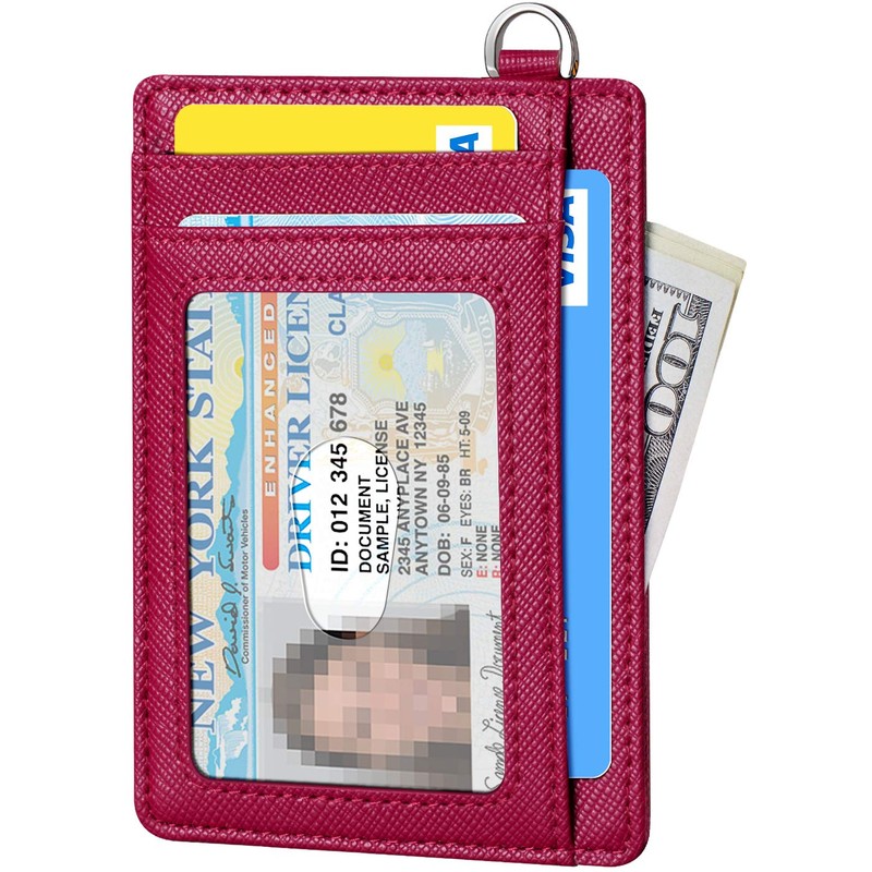 FurArt Slim Minimalist Wallet, Front Pocket Wallets, RFID Blocking, Credit