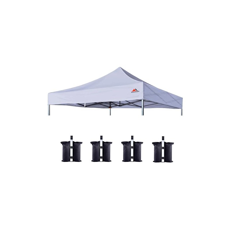 SCOCANOPY Commercial 10x10 Canopy Replacement Canopy Top,Canopy Cover ONLY (Light