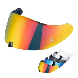 VCOROS T520 Helmet Shield Visor for ST1400/R1 - T520 Full Face Shield Helmet Visor Accessories for T520 ST1400 R1 (Chrome Red)