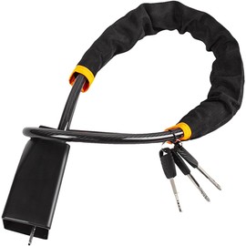 Car Steering Wheel Lock with 3 Keys – Anti-Theft Device – Universal Fit for Most Cars, SUVs & Vans – Adjustable Seat Belt Buckle Lock – High Security Vehicle Protection, Durable Car Accessory (Black)