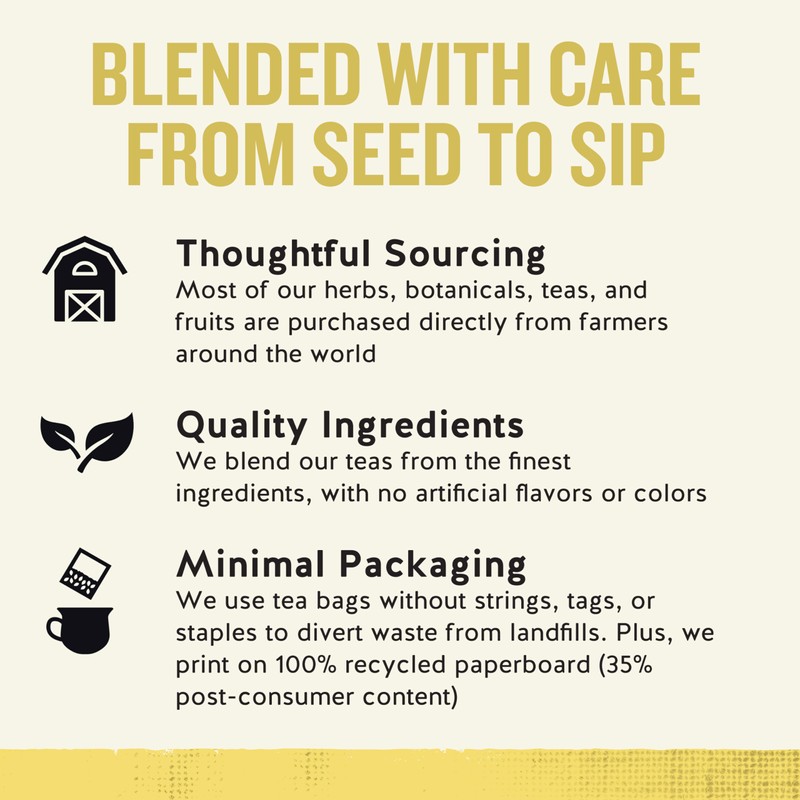 Celestial Seasonings Chamomile Herbal Tea, Caffeine Free, 20 Tea Bags