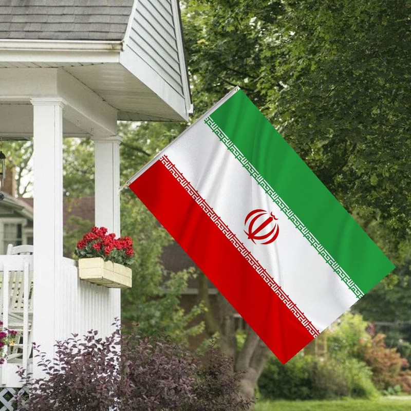 ACWIPT Iran Flag Islamic Republic of Iran Flags 3x5FT,Vivid Color,100D