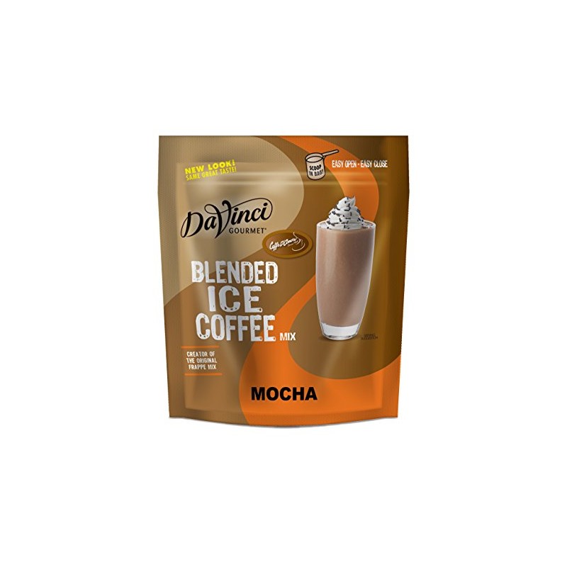 DaVinci Gourmet Mocha Blended Iced Coffee Mix, 3 Pound (Pack