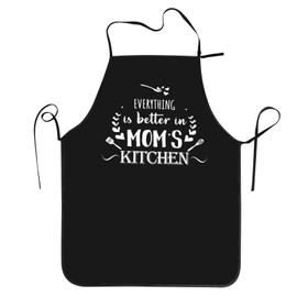 GWLCGFY Mom Apron for Women, Mothers Day Birthday for Mom, Mom Gifts for Chef Bib Cooking