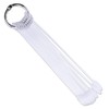 Beauticom® 100 Piece Clear Plastic Spoon Shaped False Nail Tip