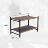Teal Triangle Aspen Freestanding Shoe Rack Storage Organizer | Sturdy