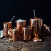 Sertodo Copper Kitchen Canisters | Polished, 1 Quart Capacity |