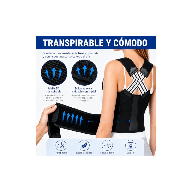 Corrector de Postura para Hombre y Mujer, L