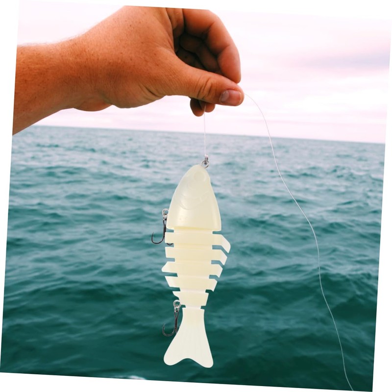 Sosoport 2pcs Knobby Simulation Fishing Lures Blank Artificial Baits for