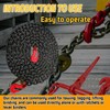 SENKEYFE 1/4" Tow Chain-G80 Transport Safety Chain with G70 Clevis