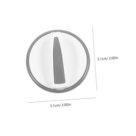 TEHAUX 2Pcs Washer Control Knobs for Durable Rotary Knob Replacements Easy Installation Compatible Washer Parts Sturdy Design for Use