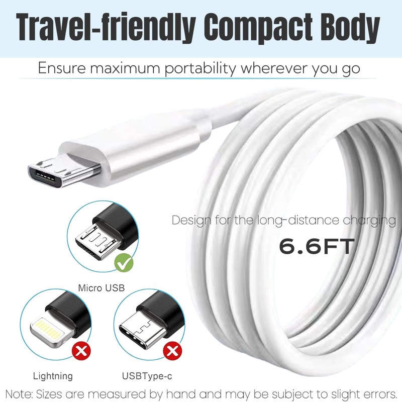 Qnanw Replacement Charger Cable Compatible with Simplehuman Sensor Makeup Mirror