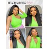 quickwig Yaki Straight Half Wig Kinky Straight Wigs for Black