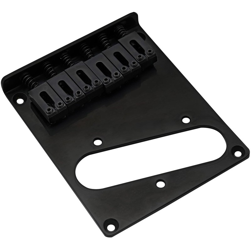 Musiclily Pro 54mm Tele Bridge with Modern Zinc Alloy 6-Saddles