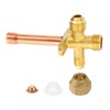 PATIKIL Air Conditioner Stop Valve, Fit for 3/8" OD Copper