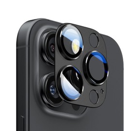 Apapeya Camera Lens Cover for 16 Pro/ 16 Pro Max, Camera Film Aluminum Alloy, Lens Protector, Integrated 16 Pro / 16 ProMax, Camera Protective Cover, Shockproof, High Transmittance Glass,