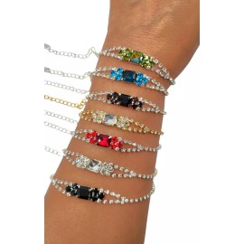 Unbranded Bundle Lot 3 PC bracelet -Red Black Silver Gold Green Blue Purple -Wholesale USA