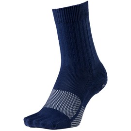 Care Soku Totoeru Basic Unisex Socks (Recommended by Doctors), Foot Health, Fatigue/Flatfoot, Valgus, Club/Casual, Exercise (Crew Length), Socks, Socks, navy