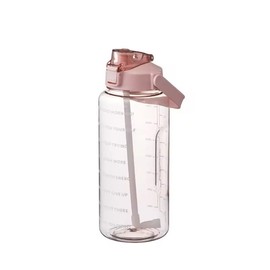 The Garrison Co. Half-Gallon Gym and Sports Water Bottle Jug (Pink)