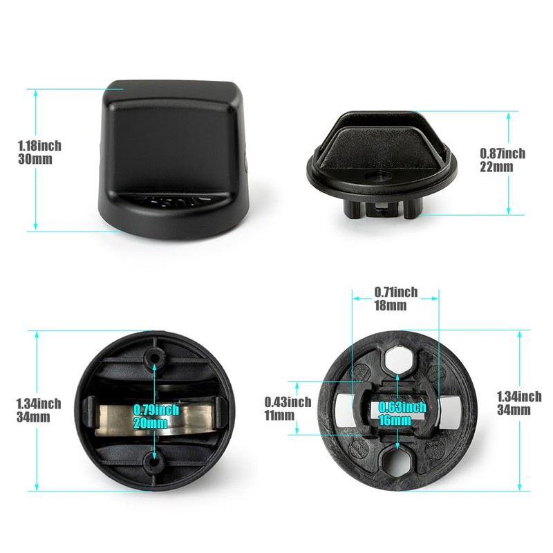Keyless Ignition Knob Push Turn Key Start Switch Knob Cap