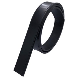 Wing Leather GTP031 Men's Genuine Leather Belt, Belt Only, With Holes, Replacement, Black, Cowhide, Solid, Business, Students, School, 1.2 inches (30 mm), Type-B