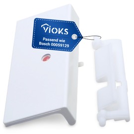 VIOKS Fridge Door Handle Replacement for 059129 Bosch Siemens Freezer Compartment Handle for Fridge Freezer Compartment Flap with Spring