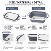 Collapsible Wash Basin for Kitchen & Travel – Foldable Plastic