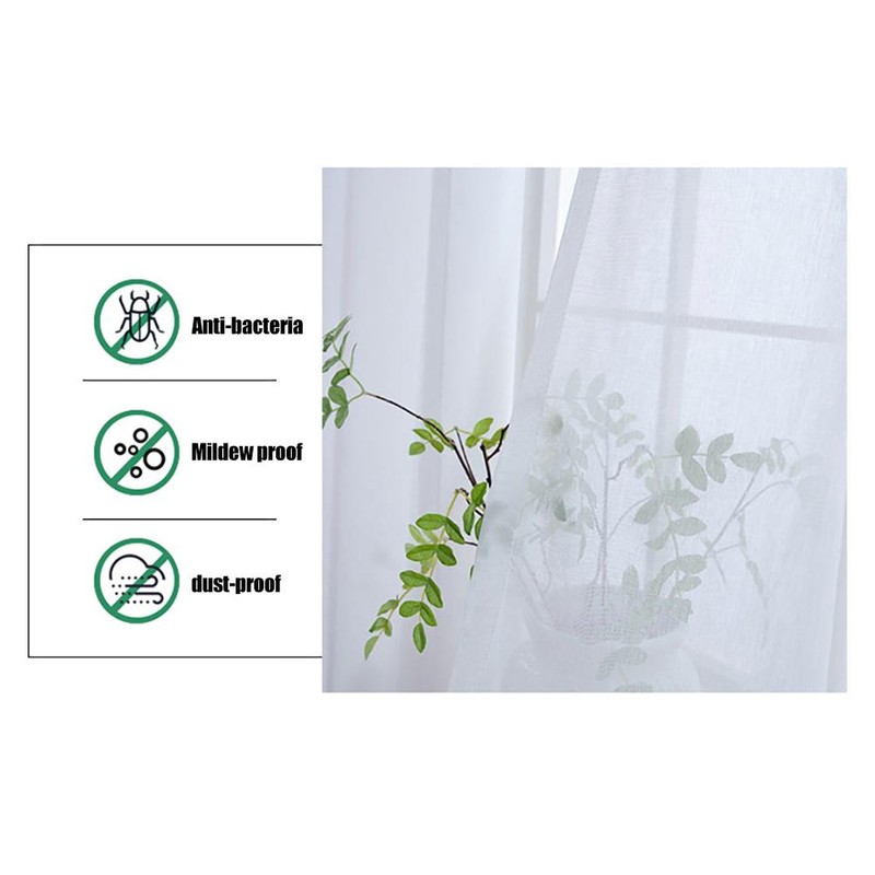 Waterproof Indoor Outdoor Curtains Sun Blocking Curtains for Bedroom Porch
