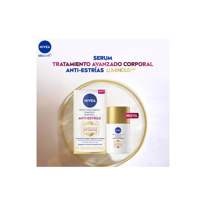 Rutina Tratamiento Nivea Anti Estrías Avanzado Crema+ Serum