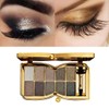 Virtegasas Glitter Eyeshadow Pallet, 10Color High Pigment Shimmer Eyeshadow