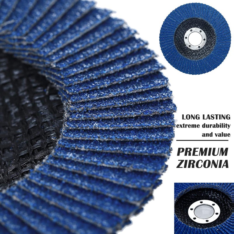 28 Pack 4 1/2 Inch Flap Disc Angle Grinder Sanding