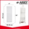 AlfaEx 25 Pack Fishing Bags Leakproof Round Bottom Clear Plastic