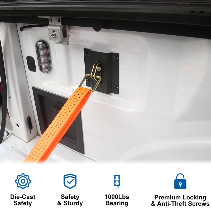 Z8 Tie Down Anchors Boxlink Cleats with Anti-Theft Lock for