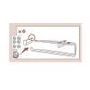 Metaltex 'Easy Roll' Undershelf Kitchen Paper Holder, Polytherm Copper, 35